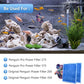 100 Pack Aquarium Rite-Size C Filter Cartridges Compatible with PRO Power Filters 275/375
