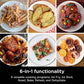 Ninja DoubleStack XL Smart 2-Basket Air Fryer, Smart Cook System, DoubleStack Technology Cook 4 Foods at Once, Space Saving Design, 10 QT, 6-in-1, Smart Finish & Match Cook, Air Fry, Broil, Bake SL451