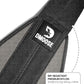 DMoose Fitness Hanging Ab Straps for Pull Up Bar & Core Strength Training - Soft Padded Exercise Straps for Ab Swing & Leg Raises, Hang Bar Strap with 2 Steel Carabiners - Abs Equipment for Home & Gym
