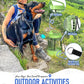 ortable Dog Travel Water Bottle, 77oz Large Portable Dog Water Bowl Dispenser, Leakproof Pet Drinking Bottle Dispenser for Hiking Camping Walking Travelling Beach Car Trips, No Spill, BPA Free,Green