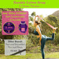 Adaptive Yoga Strap, Stretching Strap, 2 Inches Wide, 100% Naturally Soft Cotton, Steel D-Rings, Includes Natural Cotton Drawstring Storage Pouch and Instructional E-Book