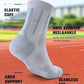 Compression Sport Running Socks: Athletic Crew Socks for Men Women Cycling Hiking Basketball Work,3 Pairs