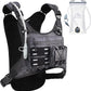 Running Vest with 2L Water Bladder, USA Original Patent, Lightweight Adjustable Chest Pack with Gear Holder, Reflective Running Hydration Vest for Women Men for Marathon