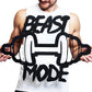 Beast Mode Metal Sign | Metal Home Gym Sign | Fitness Sign | Fitness Quote | Motivation Decor | Workout Decor Sign | Gym Wall Art | Weightlifting | Crossfit Sign | Boyfriend Gift