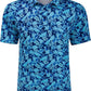 TAPULCO Mens Quick Dry Polo Shirts Camouflage Pattern Performance Athletic Lightweight Breathable Casual Golf Tshirts