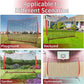 7x7/16x10/20x10ft Backstop Net, Ball Stop Net with Handbag,Fix Sports Net Barrier by 4 Spike&2 Sandbag,Sports Practice Barrier Net for Baseball,Softball,Lacrosse Train,Backstop Net for Backyard