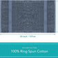 Pleasant Home Bath Towels Set of 6 (24” x 50”) 100% Cotton, 515 GSM | Lightweight, Soft & Absorbent Luxury Towels for Bathroom | for Gym, Pool & Spa | 6 Pack, Navy