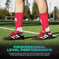 Mini Shin Guards Soccer – Built in Shin Pad Sleeves for Mens, Women, Teens - Small Shin Guards - Lightweight, Breathable Shin Defender Leg Protection
