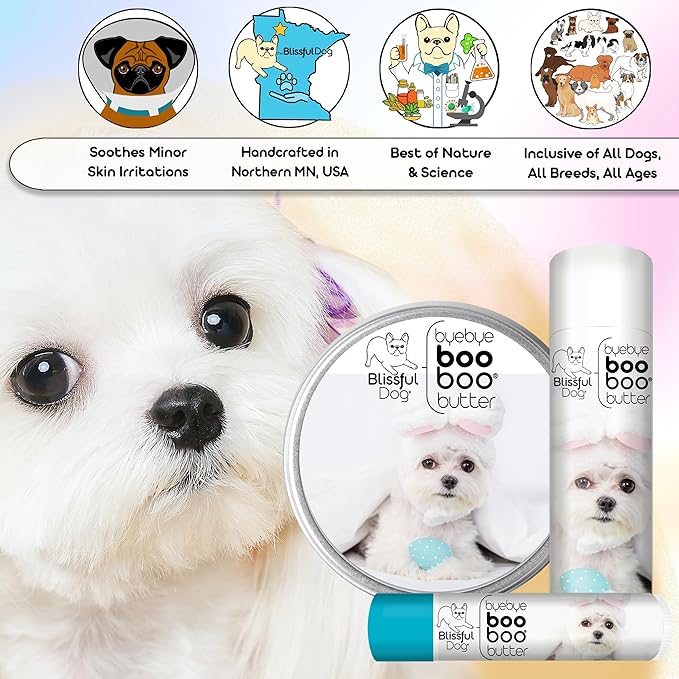 The Blissful Dog 2 oz TIN Maltese Booboo Butter