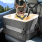 PETSFIT Dog Car Seats for Small Dogs, Soft Foam Dog Booster Seat with Patented Safety Buckles, Storage Pockets and Detachable Clip-On Safety Leash, Dog Car Seat for Medium Dogs 30 LBS (Black)