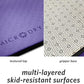 MICRODRY Deluxe Fitness Exercise Yoga Mat for Home & Gym, Extra Thick for High Impact Training, Multi Layered Skid Resistant Surface, Odor Neutralizing with Carrying Strap
