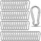 M5 Spring Snap Hook Carabiners, Carabiner Clip, Heavy Duty Galvanized Steel Spring Clip, Quick Link Key Chain for Swing Hammock Gym Outdoor, Holding Capacity