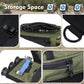 SUNYA Archery Hip Quiver for Arrows. Includes 3 Tubes Arrow Holder, Accessories Pockets and Waist Belt. Fit for Compound and Recurve Bow Practice.