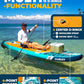 MOUSA 10‘8/11'×35" Extra Wide Inflatable Stand Up Paddle Board, Stable Paddleboard SUP for 2 People/Family, Anti-Slip Full EVA Deck, 3 Handles, 100L Backpack, All-Round Sup Board, Big Fin