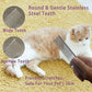 Cat Grooming Brush Kit 6 Tools - Deshedding & Dematting for Long/Short Hair, Self-Cleaning Slicker Brush with 6-in-1 Flea Comb for Cats & Kittens (Blue)
