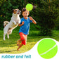 Large Dog Tennis Balls, 4 inch Interactive Big Dog Toy Ball for Small Medium Large Dogs, 4-Pack Dog Toys for Outdoor/Indoor Sports, Fetch, Training & Play