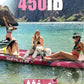 11'6×35" Super Wide Inflatable Stand Up Paddle Board, Ultra Stable SUP Board for Adults, 450lb Capacity with Shoulder Strap, 100L Backpack, Removable US Fin, Floating Paddle, Safety Leash