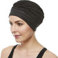 BEEMO Swim Caps for Women Swimming Turban Polyester Latex Lined Pleated for Ladies