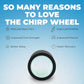 Chirp Wheel Foam Roller - Targeted Back & Neck Pain Relief, Muscle Massage, Trigger Point Therapy, High-Density Foam Tool for Physical Therapy, Stretching & Exercise, 500lbs Capacity, 4 Inch Mint