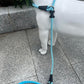 Slip Lead Dog Leash，Strong Nylon Rope Leash and Padded Handle,No Pull Outdoor Walking Training Lead for Small Medium Large Dogs (Light Bule,1/2"×4ft)