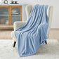 Bedsure Fleece Blankets Twin Size Light Blue - 300GSM Lightweight Plush Fuzzy Cozy Soft Blanket for Bed, Sofa, Couch, Travel, Camping, 60x80 inches