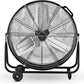 24 Inch High-Velocity Industrial Metal Drum Fan 8,800 CFM, 3-Speed Heavy Duty Floor Fan, 360-Degree Tilt for Commercial, Warehouse, Workshops, Garage, Factory, and Basement with Extreme Power