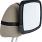 Munchkin Baby Car Mirror for Rear Facing Car Seats, Pivot 360 Baby in-Sight Adjustable Auto Mirror, Black, 2 Pack
