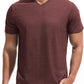 VEIISAR Premium V Neck T Shirts for Men - Modern Fitted Tees Vneck Undershirts
