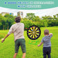 Large Dart Board for Kids, Kids Double-Sided Dart Board with Sticky Balls and Darts, Indoor/Outdoor Sport Fun Party Play Game Toys, Gifts for 3 4 5 6 7 8 9 10 11 12 Year Old Boys Girls