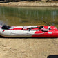 BRIS 14.1 FT Inflatable Kayak Fishing Tender Inflatable Poonton Boat with Air Floor