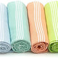 HAVLULAND Luxury Turkish Beach Towel - 100% Organic Cotton, Ultra-Soft, Quick-Dry & Sand-Free - Large, Lightweight & Absorbent for Travel & Pool Blanket