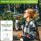 Blockhütte Vacuum Insulated Stainless Steel Water Bottle I 25 oz I Wide Mouth Metal Bottle for hot and cold drinks I BPA-Free I for Travel, School I Kids, Adults, Water Canteen, Sports, flask