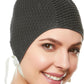 Beemo Swim Cap Women Chin Strap Bubble Crepe Latex Long Short Hair Swimming Caps