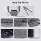 Airline Approved Soft Sided Pet Carrier for Small and Medium Dogs, Cats, and Puppies (Up to 15 lbs), Collapsible Portable Travel Bag for Dogs Cats (Grey)