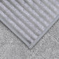 COSY HOMEER Edging Stair Treads Non-Slip Corner Indoor Stair Runners for Wooden Steps,Landing Slip Resistant Stair Rugs for Kids and Dogs, 100% Polyester TPE Backing,Grey,20"X32"