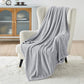 Bedsure Fleece Throw XL Blanket Light Grey - 300GSM Soft Lightweight Plush Cozy Blankets for Bed, Sofa, Couch, Travel, Camping, 50x70 inches
