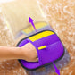 2025 Thickened Electrostatic Pet Hair Removal Gloves (2 Pcs) - Reusable Strong Grooming Gloves for Cats & Dogs, Hair Remover for Couch, Furniture, Carpet, Car Seats & Clothing (Purple)