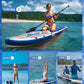 Inflatable Stand Up Paddle Board with SUP Accessories, Anti-Slip EVA Deck, 11'*33" Inflatable Paddle Boards for Adults & Youth of All Skill Levels
