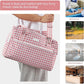 Machamie's Luxury Pet Carrier - Mesh Windows, Soft Cat & Small Dog Carrier, Fashionable Cat & Dog Purse, 15 lb Max