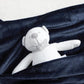 Bedsure Bedding Fleece Blanket for Girls and Boys - Soft Cozy Cute Small Throw Blankets for Travel, 43x55 Inches, Navy