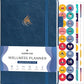 Clever Fox Wellness Planner - Weekly & Daily Health and Wellness Log, Food Journal & Meal Planner Diary for Calorie Counting, Notebook for Medical Condition Tracking, A5-Sized - Mystic Blue