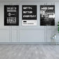 Yetaryy Motivational Poster Inspirational Wall Art 3 Pieces Canvas Painting Lion Artwork for Living Room Office Modern Home Decor Prints Pictures Wall Decor Framed Ready to Hang [60''Wx 28''H]