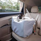 Snoozer Dog Car Seat: Lookout I Dog Booster Car Seat for Dogs Small 5-15 lbs, Size: Small, Fabric: Stone Diamond, Pet Booster to Alleviate Motion Sickness for Dogs, Removable Machine Washable Cover
