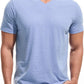 VEIISAR Premium V Neck T Shirts for Men - Modern Fitted Tees Vneck Undershirts
