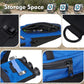 SUNYA Archery Hip Quiver for Arrows. Includes 3 Tubes Arrow Holder, Accessories Pockets and Waist Belt. Fit for Compound and Recurve Bow Practice.