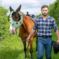 Frienda 4 Pieces Horse Fly Masks with Ears Face Covering UV Protection from Insect Pests Elasticity Smooth Comfortable Mesh Horse Mask Accessories(Flower,Medium)