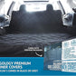 Bulldogology SUV Cargo Liner for Dogs 55"x106" Heavy Duty Pet Trunk Cargo Cover - Dog Car Seat Cover Waterproof Nonslip - Dog Hair, Muddy Paws, Scratches Cover Protector for Cars Vans (X-Large, Black)