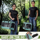 Cat Carrier 18"x11"x11" TSA Approved Ventilated Top Open Softsided Pet Air Travel Bag, Small Animal Basic Crate Shih Tzu Dog Kennel Carry Case, 4-Mesh-Side Kitty Carry on up to 20lbs Teal