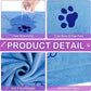 Chumia 8 Pcs Dog Towels for Drying Dogs Cats Pet Towels Bulk Puppy Microfiber Quick Drying Paw Bath Bathing Supplies Absorbent for Medium Pets(Classic Color,55 x 28 Inch)