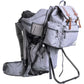 ClevrPlus Urban Explorer Child Carrier Hiking Baby Backpack, Heather Gray